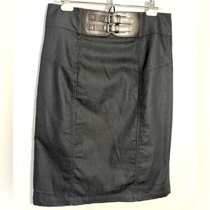 Navy Pencil Skirt high wise EUC